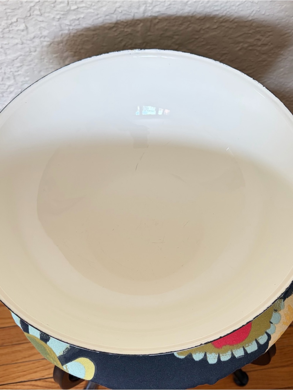 MacKenzie-Childs Black and White Check Enamel Serving Bowl - Extra Large - Picture 2 of 4